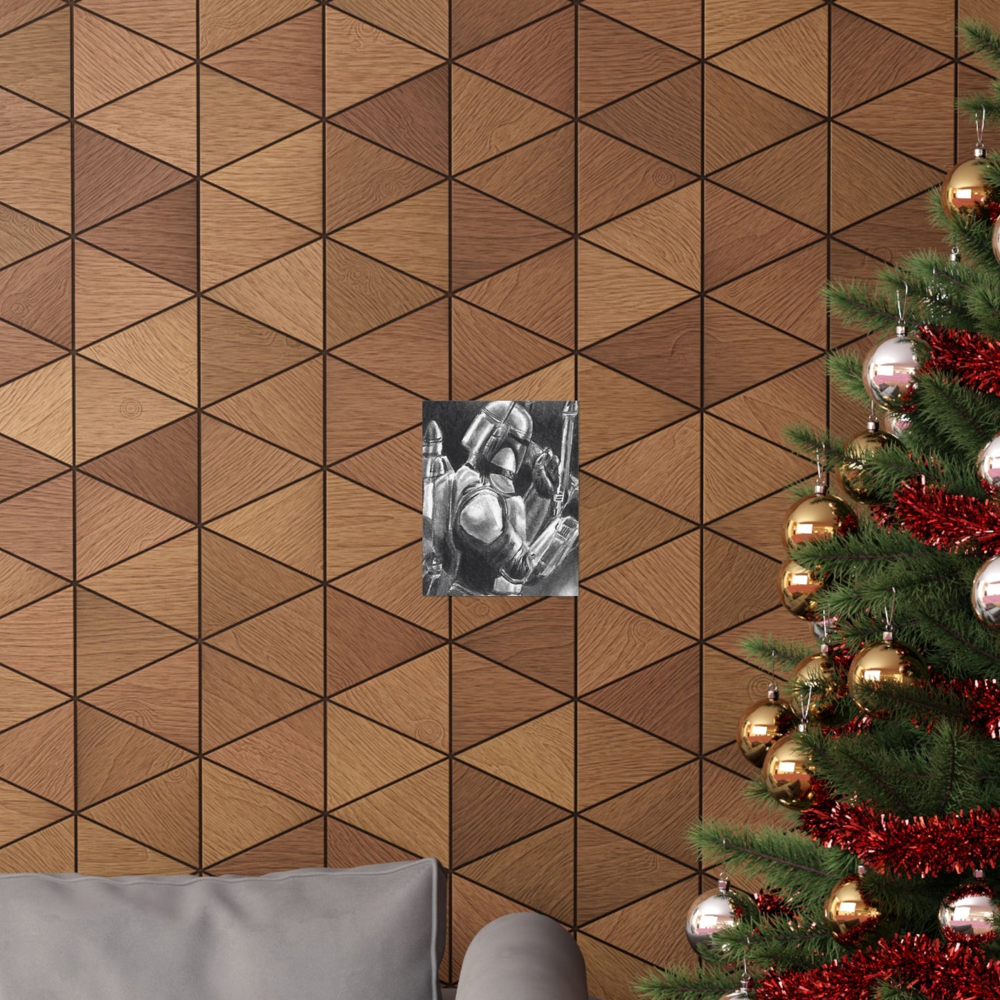 Jango Fett Matte Vertical Posters