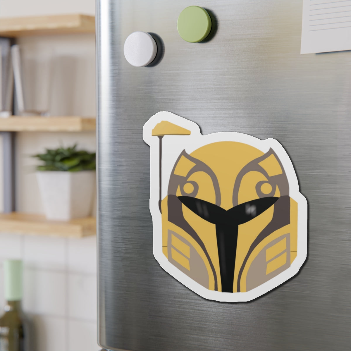 Ursa Wren Helmet die cut magnet