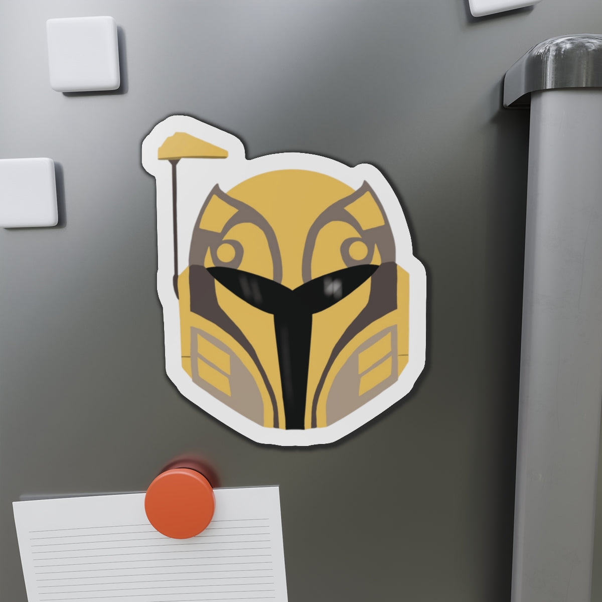 Ursa Wren Helmet die cut magnet