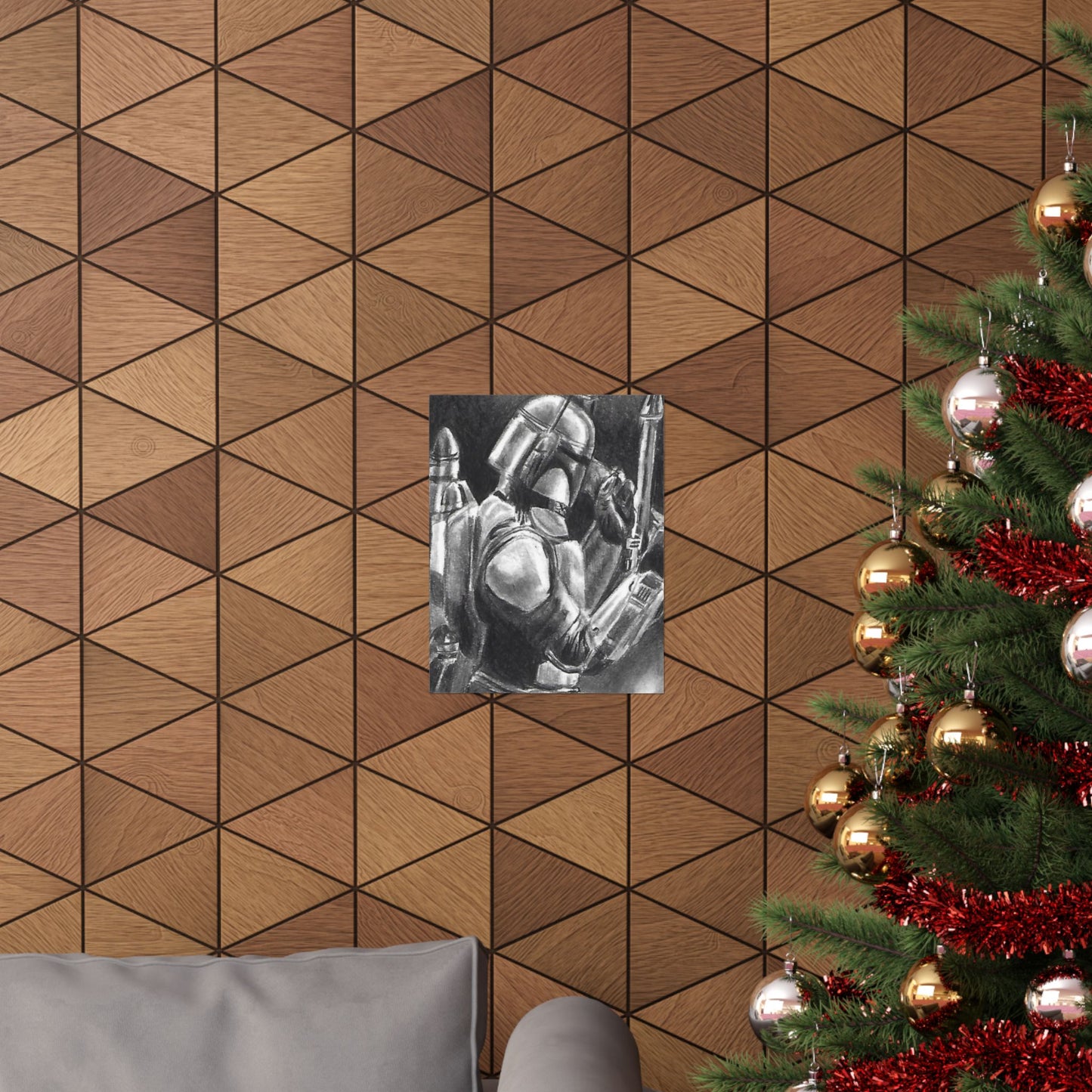 Jango Fett Matte Vertical Posters