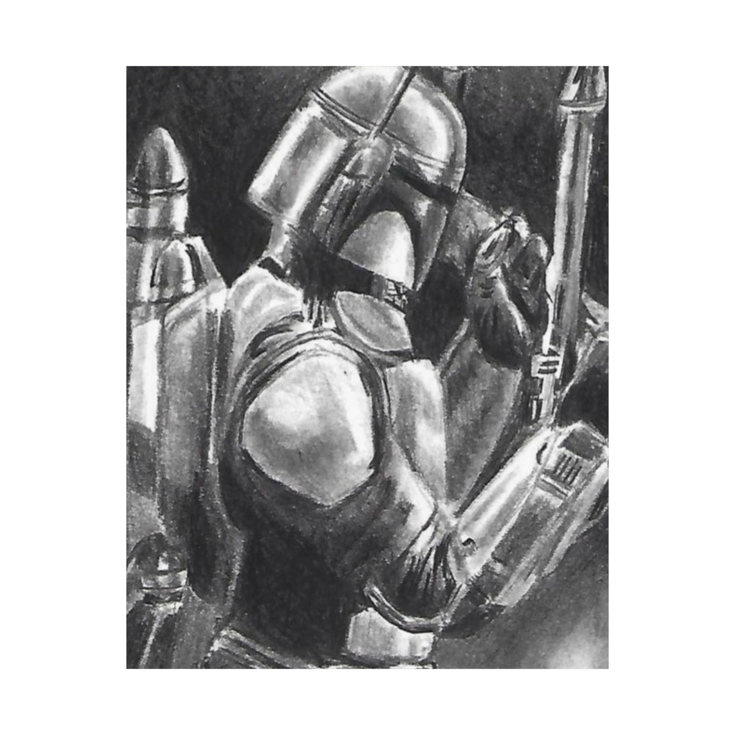 Jango Fett Matte Vertical Posters