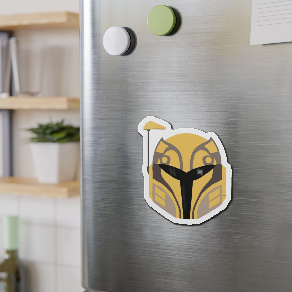 Ursa Wren Helmet die cut magnet