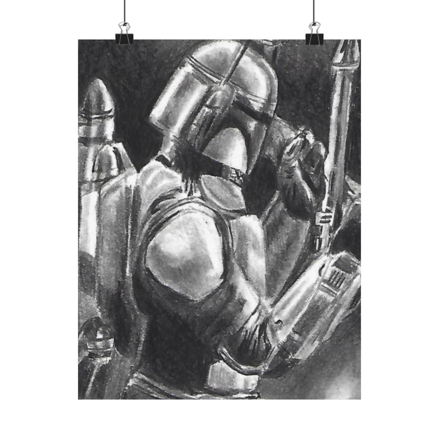 Jango Fett Matte Vertical Posters