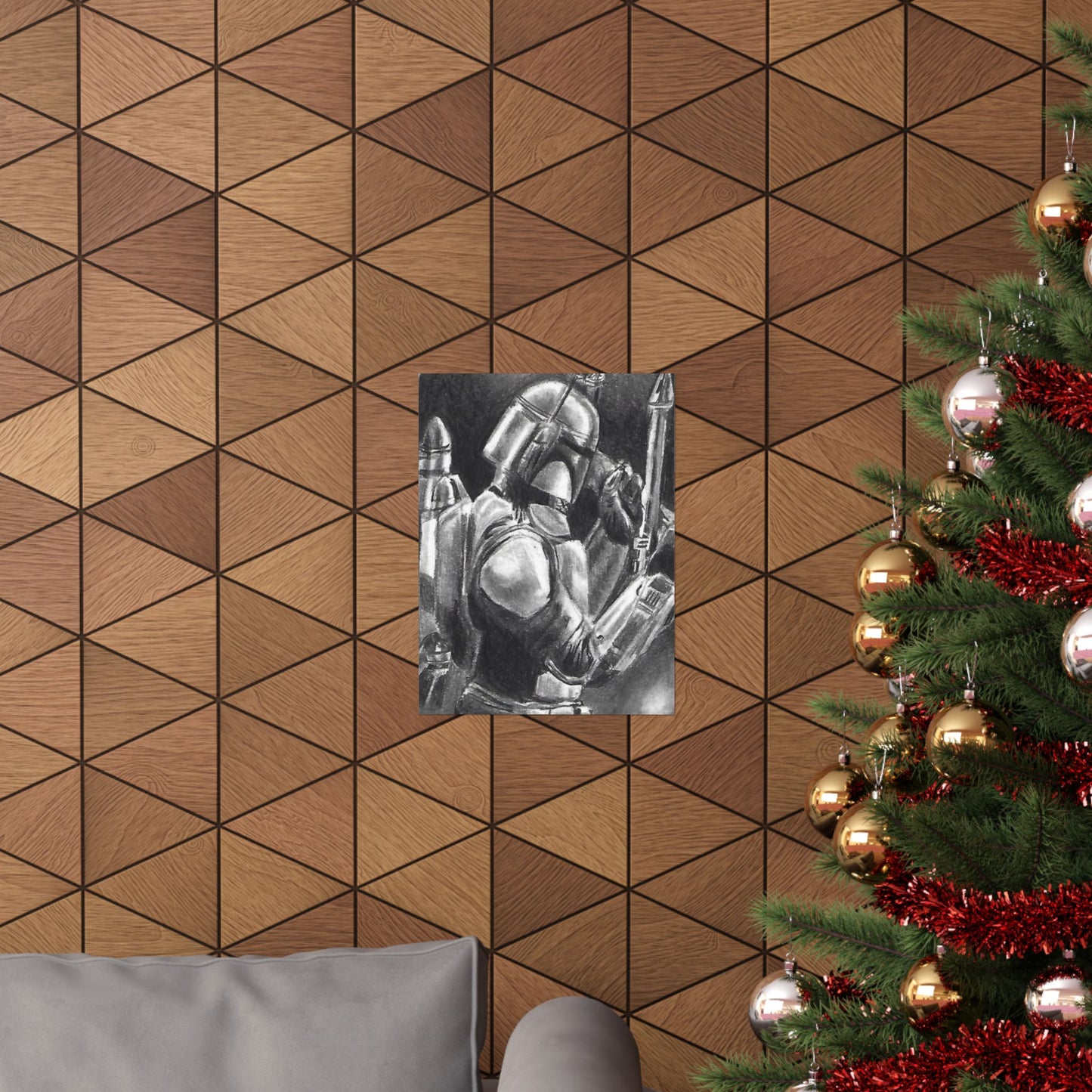 Jango Fett Matte Vertical Posters