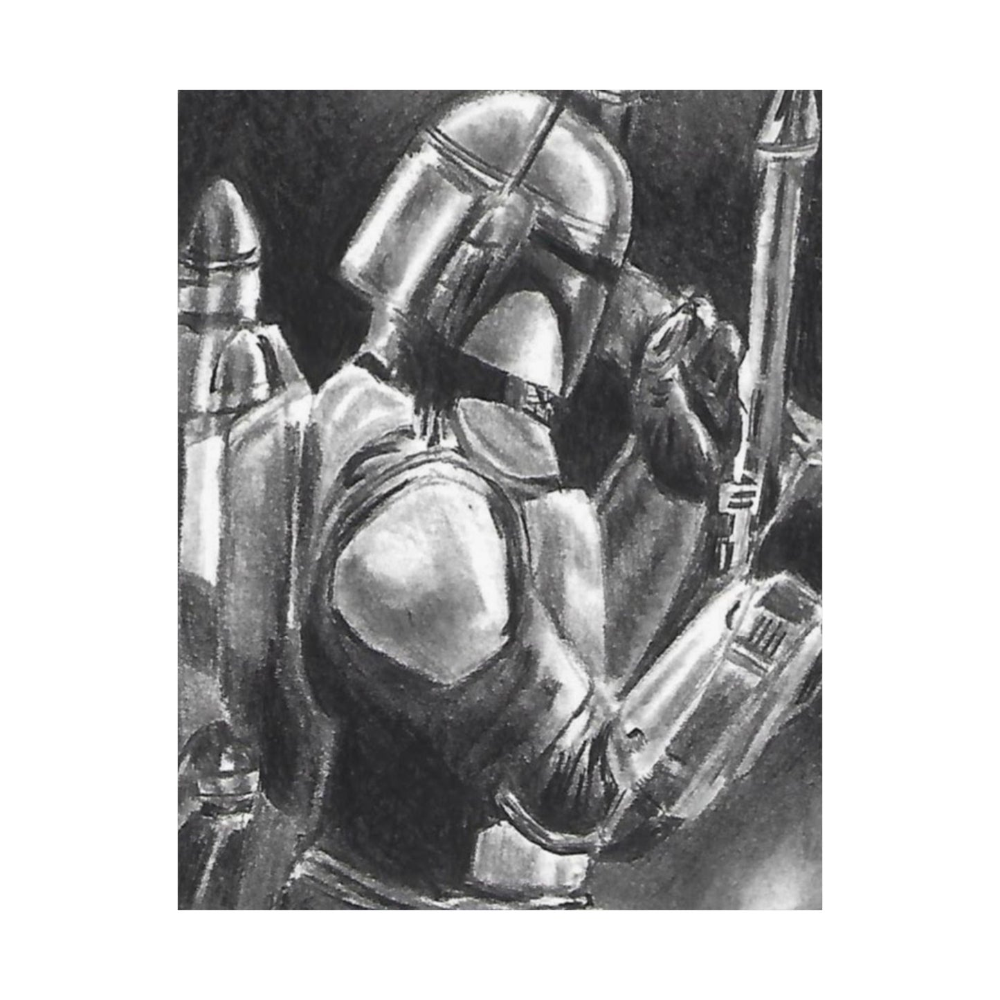 Jango Fett Matte Vertical Posters