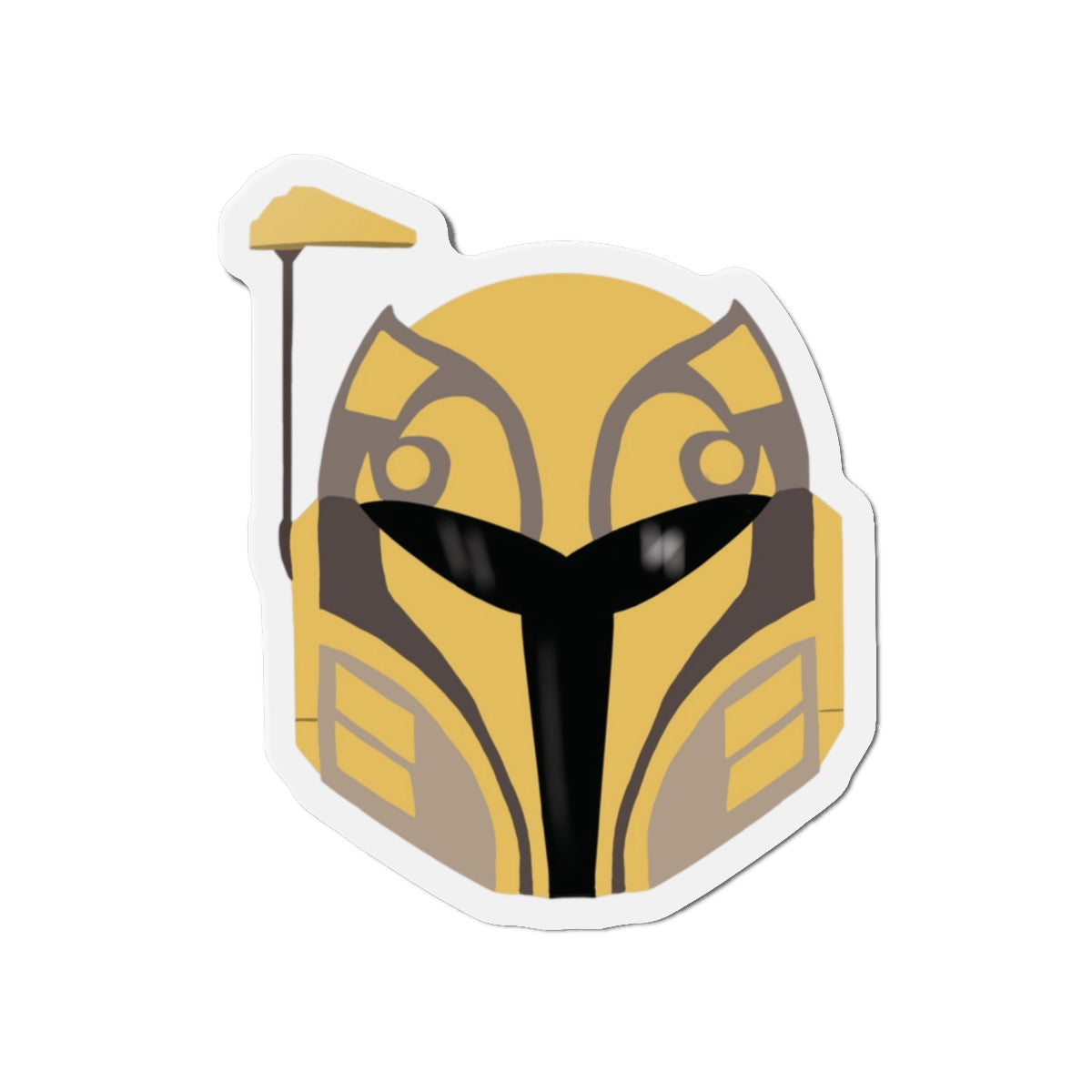 Ursa Wren Helmet die cut magnet