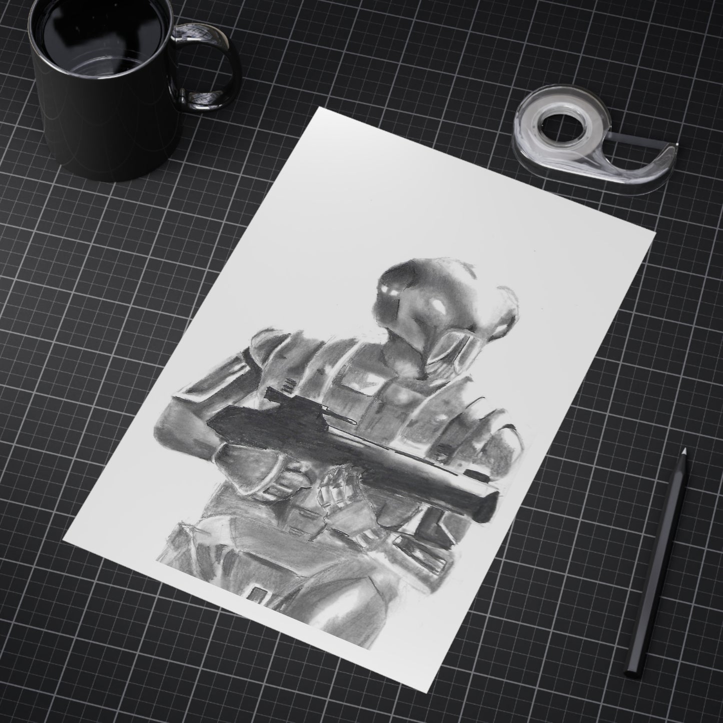 HK-47 Unframed Print