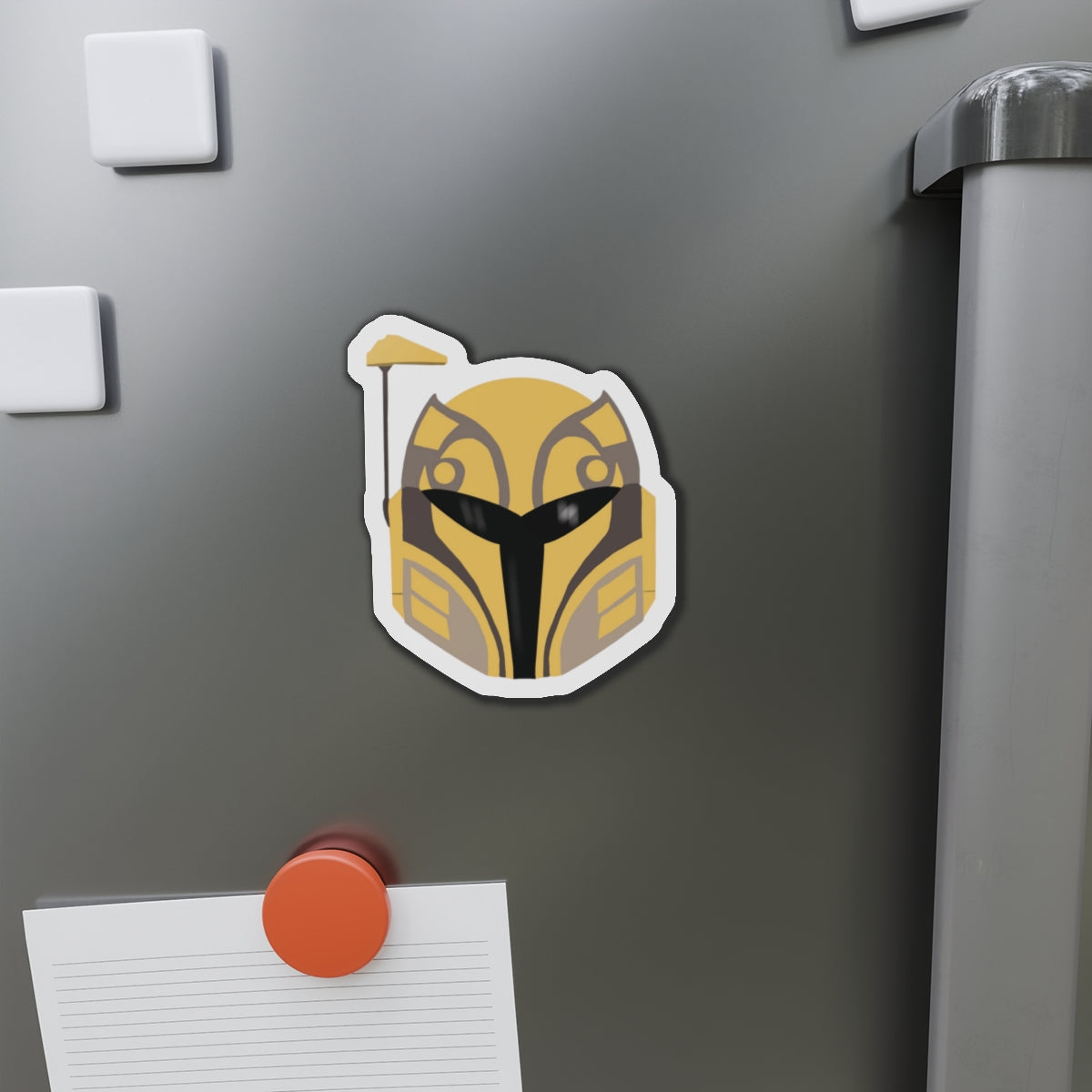 Ursa Wren Helmet die cut magnet